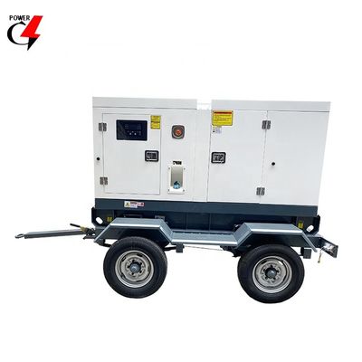 качество  Best Selling 80kw/80 kw/100 KVA Commercial Silent Portable Industrial Standby Diesel AC Generator 3 Phase On Trailer Price 8 Hours Keep Running завод