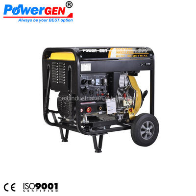 качество  With 2 operating modes! ! ! 180A Max Diesel Engine 10HP Diesel Generator 5KW Portable Welding Welding Machine BDGW7500E завод